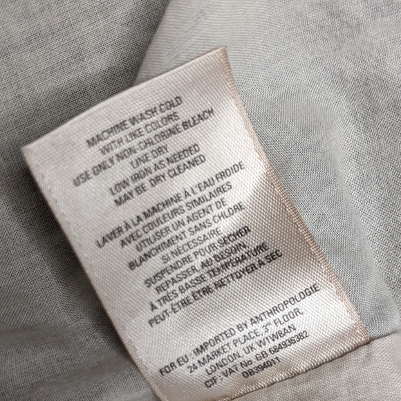 ANTHROPOLOGIE Maeve Black Eyelet Lace Swing Dress Sz S - Picture 15 of 16